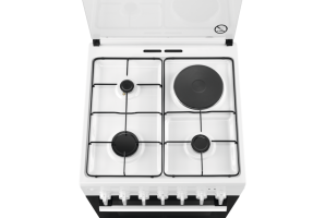 Cuisinière mixte électrique 57L Electrolux 60cm, LKM624088W