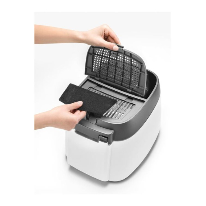 Friteuse 1.5 kg 1800W cuve amovible easy clean cuve amovible monte et ba Delonghi FS6035