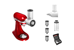 Accessoire robot tranchoir râpe pour robot artisan Kitchenaid 5KSMVA